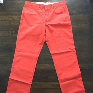 M's J. Crew Slim Urban Fit Chino in Orange